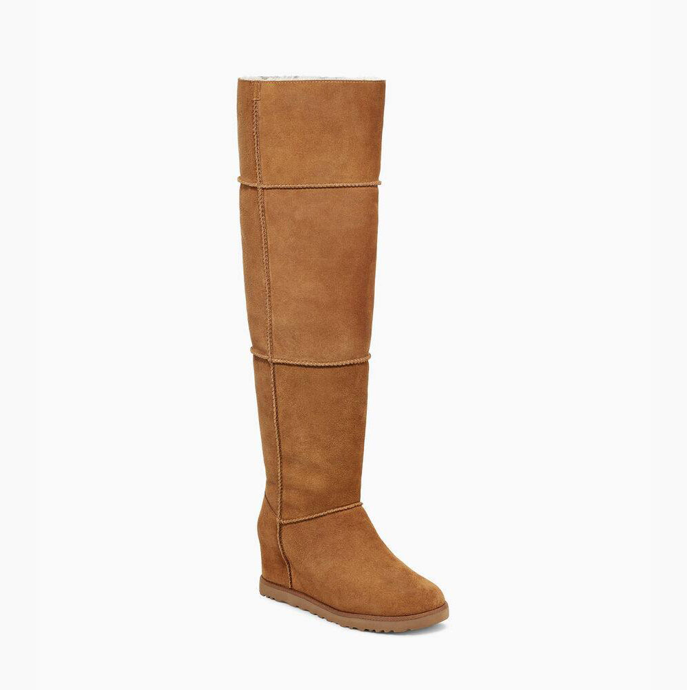 UGG Classic Femme OTK - Boots Dame - Brune (NO-P383)